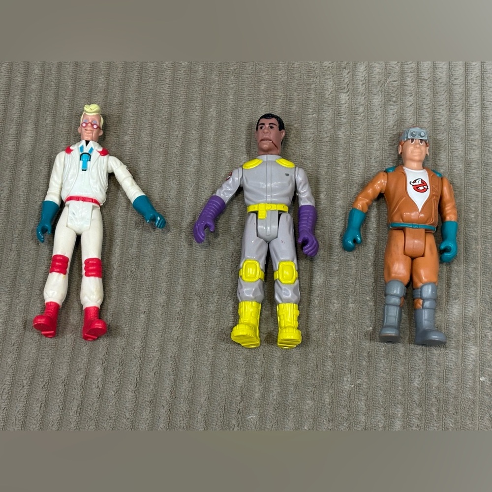 Vintage GHOSTBUSTERS 3 Action Figure Toy Set 1987